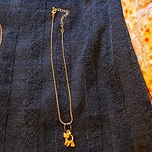 One Ladies Necklace 16" adjustable w/pendant.